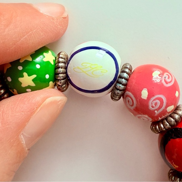 TLC EUC Multi-Color Festive Beaded Bracelet - Picture 5 of 5